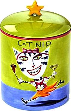 Cat Treat Jar Cookie Jar