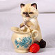Cat Figurine Collectibles,Music Box, Cat Clocks, Cat Sculptures,Cat Figurines