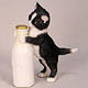 Cat Figurine Collectibles,Music Box, Cat Clocks, Cat Sculptures,Cat Figurines